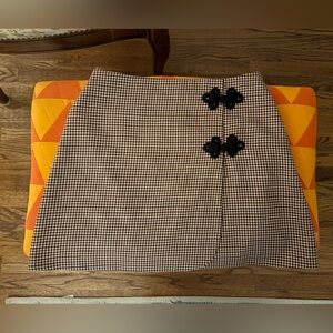 Hill House Melody Skirt Houndstooth